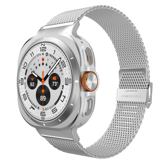 SilkSteel Strap - Galaxy Watch Ultra2 / Ultra (2024 / 2025) - Silver