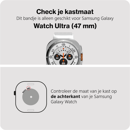 SilkSteel Strap - Galaxy Watch Ultra2 / Ultra (2024 / 2025) - Silver