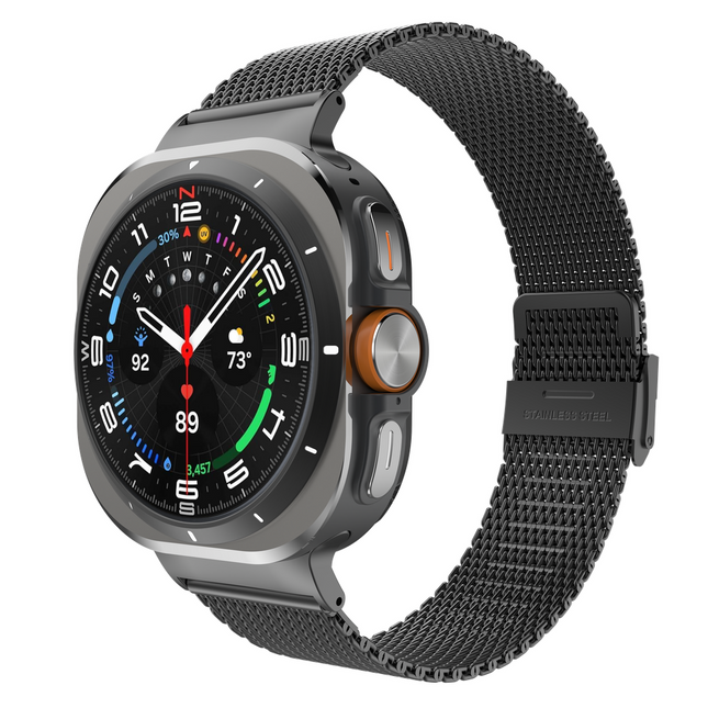 SilkSteel Strap - Galaxy Watch Ultra2 / Ultra (2024 / 2025) - Black