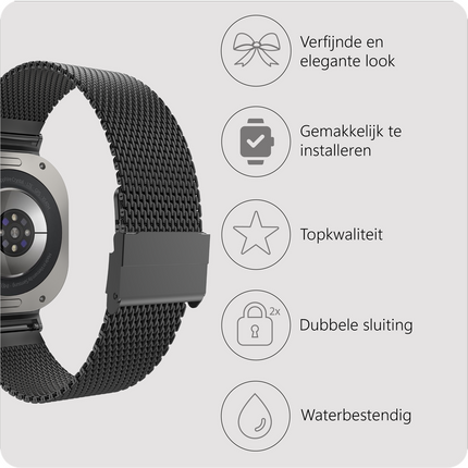 SilkSteel Strap - Galaxy Watch Ultra2 / Ultra (2024 / 2025) - Black