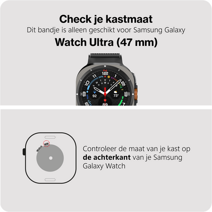 SilkSteel Strap - Galaxy Watch Ultra2 / Ultra (2024 / 2025) - Black