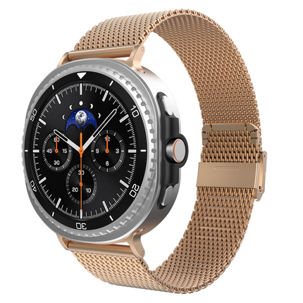 SilkSteel Strap - Galaxy Watch9 / Watch8 / Watch8 Classic - Rose Gold