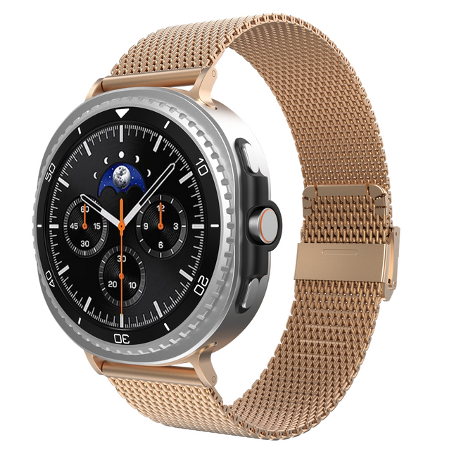 SilkSteel Strap - Galaxy Watch9 / Watch8 / Watch8 Classic - Rose Gold