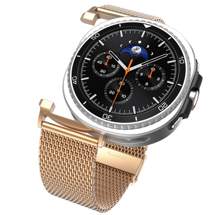 SilkSteel Strap - Galaxy Watch9 / Watch8 / Watch8 Classic - Rose Gold