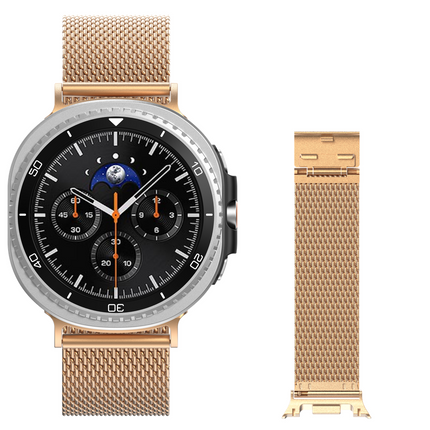 SilkSteel Strap - Galaxy Watch9 / Watch8 / Watch8 Classic - Rose Gold