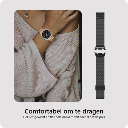 SilkSteel Strap - Galaxy Watch9 / Watch8 / Watch8 Classic - Rose Gold