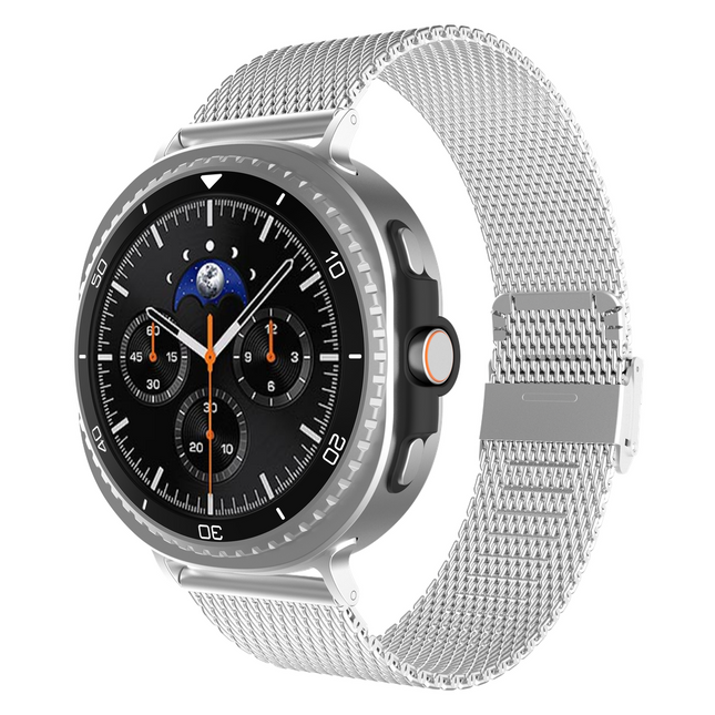 SilkSteel Strap - Galaxy Watch9 / Watch8 / Watch8 Classic - Silver