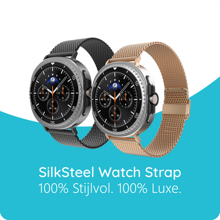 SilkSteel Strap - Galaxy Watch9 / Watch8 / Watch8 Classic - Silver