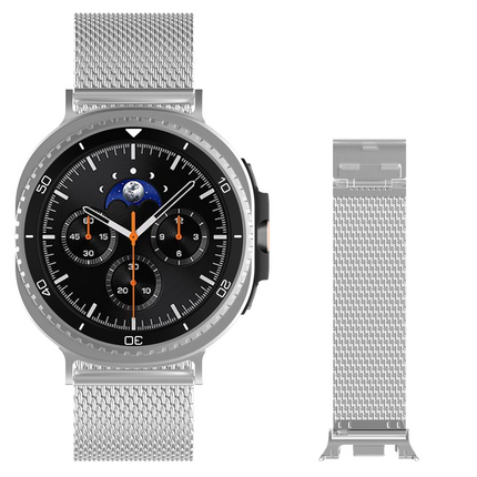 SilkSteel Strap - Galaxy Watch9 / Watch8 / Watch8 Classic - Silver