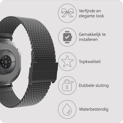 SilkSteel Strap - Galaxy Watch9 / Watch8 / Watch8 Classic - Black
