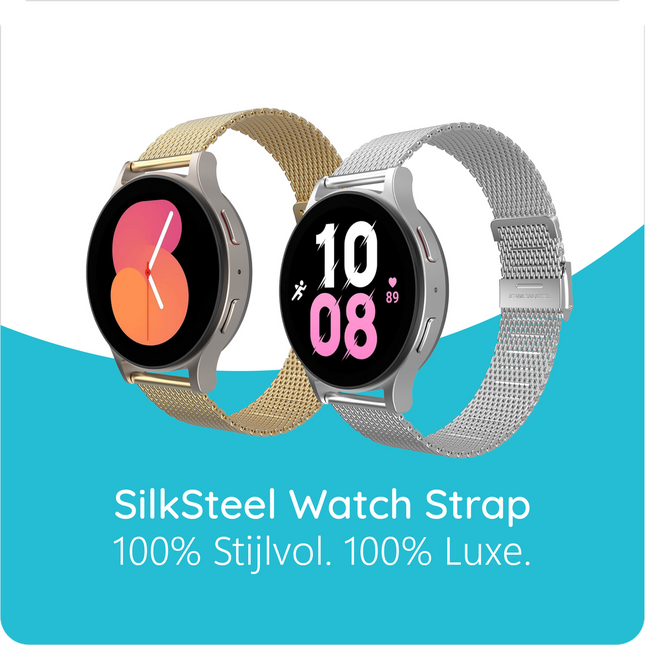 SilkSteel Strap - Galaxy Watch 20mm - Gold