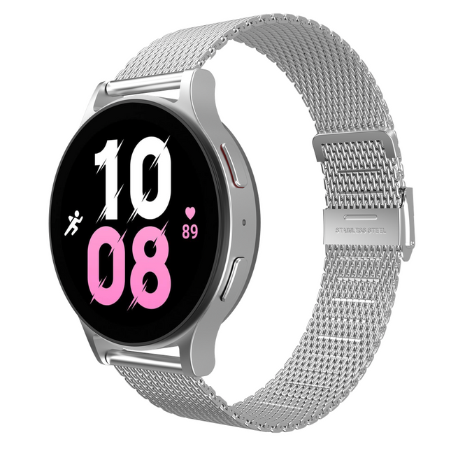SilkSteel Strap - Galaxy Watch 20mm - Silver