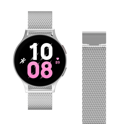 SilkSteel Strap - Galaxy Watch 20mm - Silver