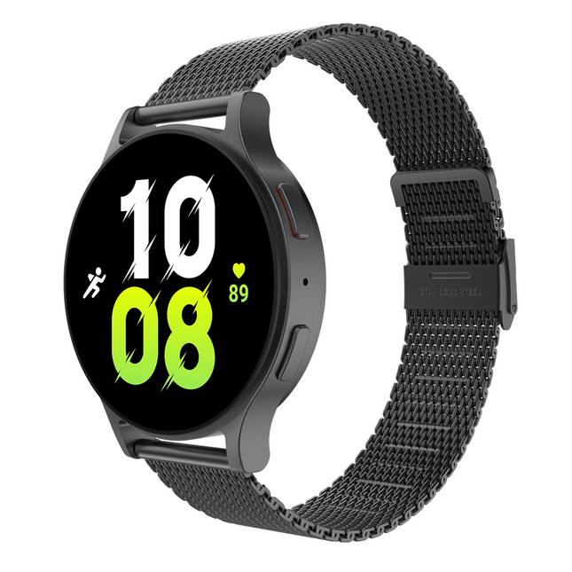 SilkSteel Strap - Galaxy Watch 20mm - Black
