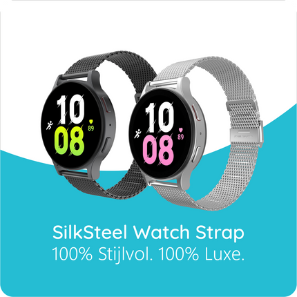 SilkSteel Strap - Galaxy Watch 20mm - Black