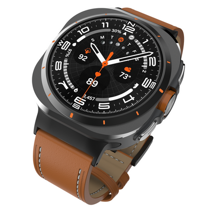 Timeless Leather Strap - Galaxy Watch Ultra2 / Ultra (2024 / 2025) - Brown