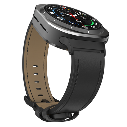 Timeless Leather Strap - Galaxy Watch Ultra2 / Ultra (2024 / 2025) - Black