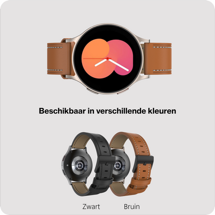 Timeless Leather Strap - Galaxy Watch 20mm - Brown