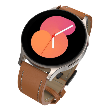 Timeless Leather Strap - Galaxy Watch 20mm - Brown