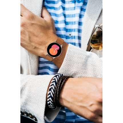 Timeless Leather Strap - Galaxy Watch 20mm - Brown