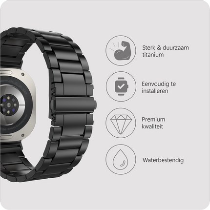 Titan Strap - Galaxy Watch Ultra2 / Ultra (2024 / 2025) - Black