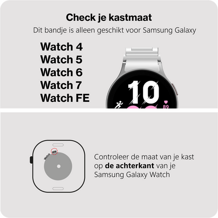 Titan Strap - Galaxy Watch 20mm - Titanium
