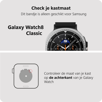 Urban Textura Strap - Galaxy Watch9 / Watch8 / Watch8 Classic - Black