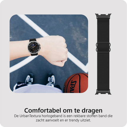 Urban Textura Strap - Galaxy Watch9 / Watch8 / Watch8 Classic - Black