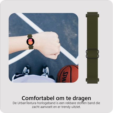 Urban Textura Strap - Galaxy Watch 20mm - Green