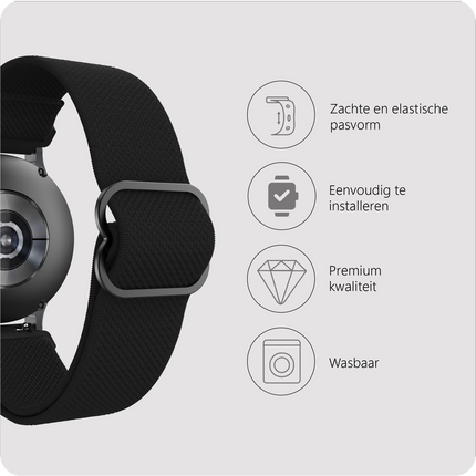 Urban Textura Strap - Galaxy Watch 20mm - Black