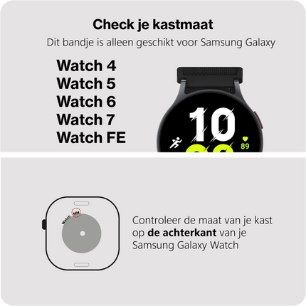 Urban Textura Strap - Galaxy Watch 20mm - Black