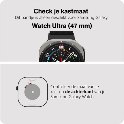 Urban Textura Strap - Galaxy Watch Ultra2 / Ultra (2024 / 2025) - Black