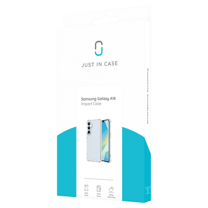 FlexImpact Case - Samsung Galaxy A16 - TPU Impact Back Cover - Clear