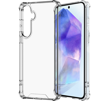 FlexImpact Case - Samsung Galaxy A55 - TPU Impact Back Cover - Clear