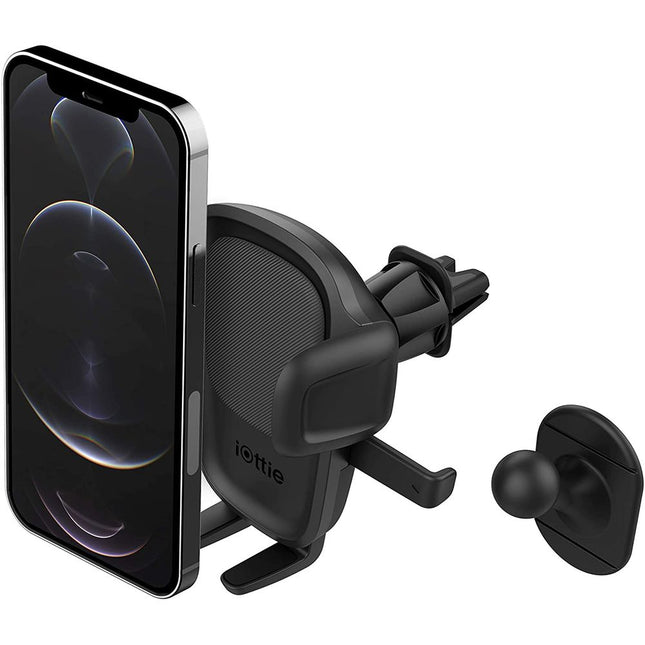 iOttie Easy One Touch 5 Air Vent Car Mount Phone Holder (Black) - Casebump