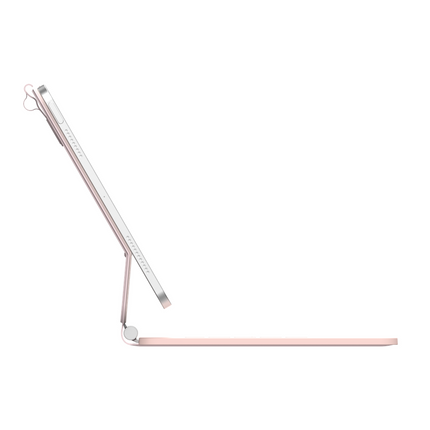 iPad 2025 (11th Gen) / iPad 2022 (10th Gen) - MagAir Floating Magic Keyboard Cover - Magnetic Attachment - Qwerty - Pink