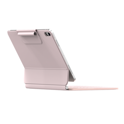 iPad 2025 (11th Gen) / iPad 2022 (10th Gen) - MagAir Floating Magic Keyboard Cover - Magnetic Attachment - Qwerty - Pink
