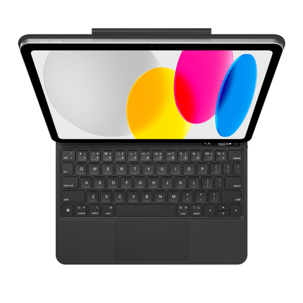 iPad 2025 (11th Gen) / iPad 2022 (10th Gen) - MagAir Floating Magic Keyboard Cover - Magnetic Attachment - Qwerty - Black