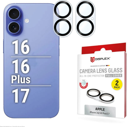 iPhone 16/16 Plus/17 Glass Screenprotector - Displex - Casebump