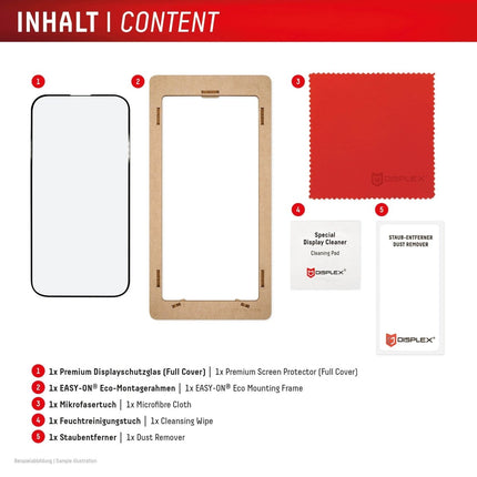 iPhone 17 / 17 Pro Glass Full Cover Screenprotector - Displex - Casebump