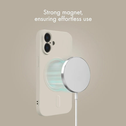 iPhone 17 Pro Antique White MagSafe Hoesje MagSafe Hoesje Wit - My Style - Casebump