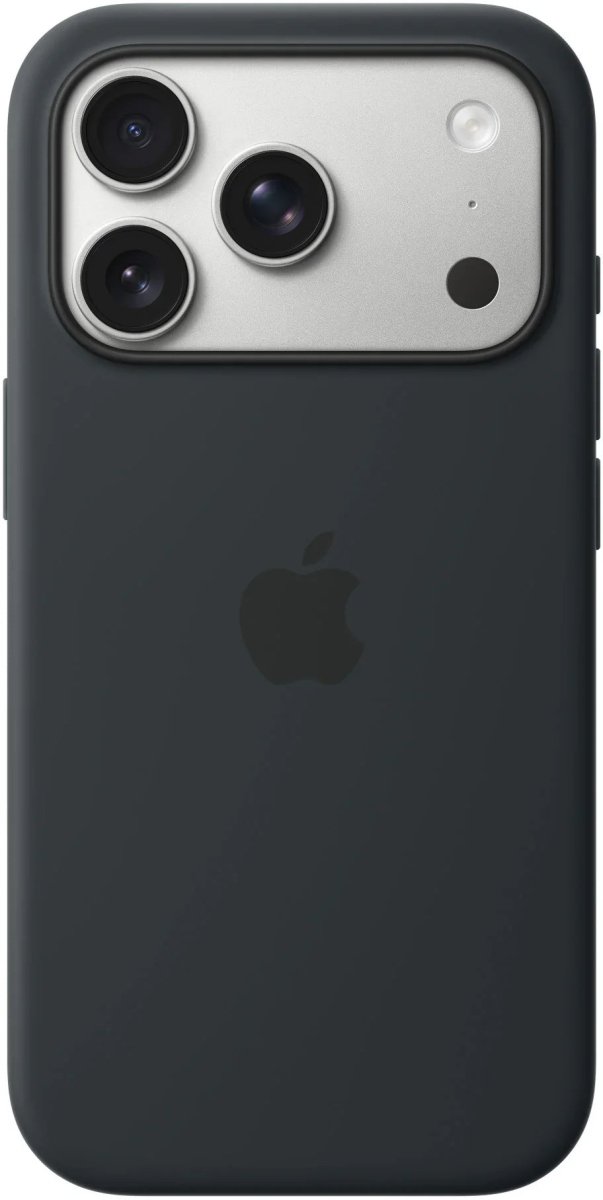iPhone 17 Pro Black MagSafe Silicone Case MagSafe Hoesje Zwart - Apple - Casebump