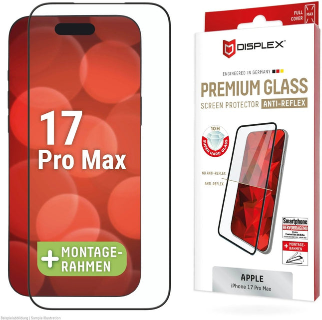 iPhone 17 Pro Max Glass Full Cover Screenprotector - Displex - Casebump