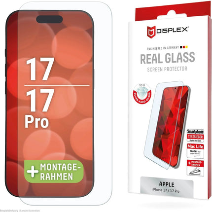iPhone 17/17 Pro Real Glass Screenprotector - Displex - Casebump