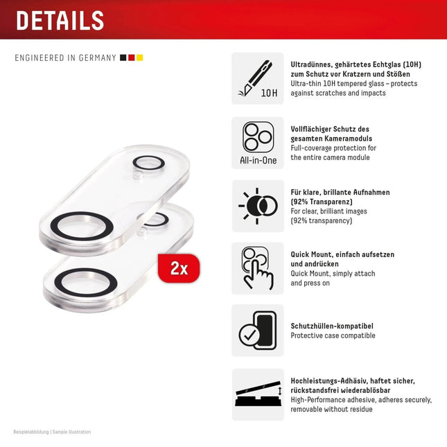 iPhone Air Glass Screenprotector - Displex - Casebump