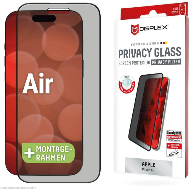 iPhone Air Privacy Glass Screenprotector - Displex - Casebump