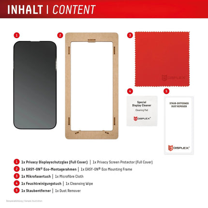 iPhone Air Privacy Glass Screenprotector - Displex - Casebump