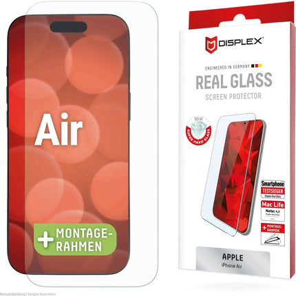 iPhone Air Real Glass Screenprotector - Displex - Casebump