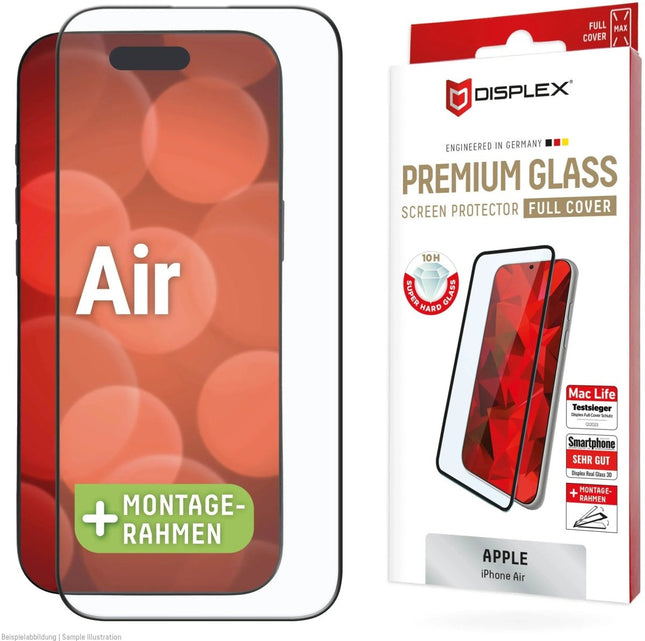 iPhone Air Real Glass Screenprotector - Displex - Casebump