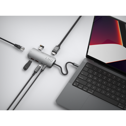 LINQ Connects 8in1 Pro USB-C Multiport Hub (8K)